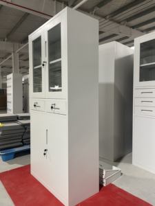 Armoire de classement ignifuge en acier A4 de haute qualité, design moderne, 2 tiroirs, serrure à clé, pour école, bureau, salle de sport, chambre, cuisine, salle à manger - Product Image 2