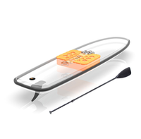 Planche de surf transparente avec pagaie pour Yoga, 3M
