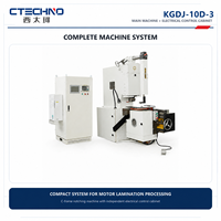 Máquina de Entallado de Núcleos de Motor CNC de Alta Velocidad CTECHNO con Indexación Servo para Laminaciones de Motores Industriales, 150-600 Carreras/Min