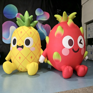 Mascota Inflable de Plátano y Fruta del Dragón con Impresión de Dibujos Animados, Ventilador Incorporado para Eventos al Aire Libre, Festivales y Decoraciones de Verano - Product Image 3