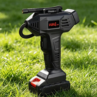 Pompe à air électrique portable filaire compatible avec batterie 20V Max, gonfleur de pneus ABS, lumière d'urgence numérique