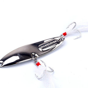 Hyperbolic Lure Sequins <strong>Salmon</strong> Carp ABS Bottom Fishing 20g Ocean Beach Remote Penetrant Boob Spoon Lure <strong>Shark</strong> Man - Product Image 4