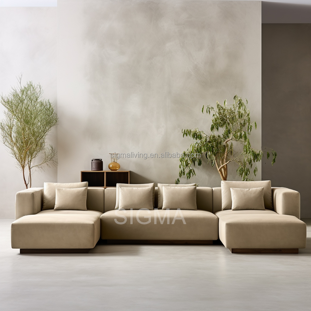 New Design Factory Indoor Furniture Living Room Sofa Customize Modular Modern Fabric Sofa
