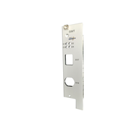 Schroff Panneau avant Schroff Fraisage CNC personnalisé Découpe laser Pièces d'usinage Panneau avant de commande de profil en aluminium anodisé