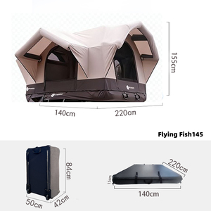 Tenda da Tetto per Auto per SUV, Furgoni, Berline, Equipaggiamento da Campeggio Overland, Tenda da Campeggio Gonfiabile Personalizzata 4 Stagioni 145 - Product Image 2