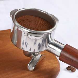 Porte-filtre à expresso classique italien 51 mm à trois griffes, poignée en bois de rose, pièce de rechange OEM pour machine à café automatique, panier de 16 g - Product Image 4