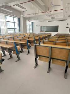 Muebles Escolares, Escritorio para Estudiantes Universitarios, Escritorio y Silla para Aula, Silla de Madera para Aula Universitaria con Escritorio - Product Image 2