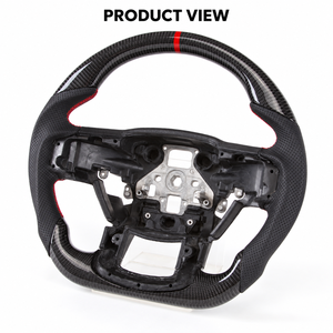 Volant de direction aspect carbone 2015-2020 pour Ford F-150 Raptor, remplacement personnalisé du volant pour les achats en gros en atelier - Product Image 5