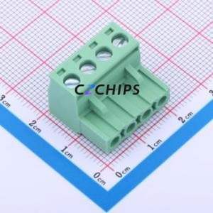 2ETYK-5.0-04P-14-100AH Plug-in Terminal Block P=5mm Connector ( Connector Type: Plug )( Construction: 1x4P )( Pitch: 5mm ) - Product Image 1