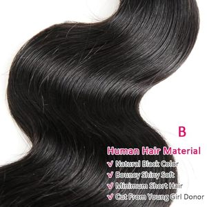 Extensiones de Cabello Virgen Brasileño 100% Natural, Ondulado, Grado 14A, Color Natural, Trama Gruesa, 20, 22, 24 Pulgadas, para Trenzas - Product Image 5