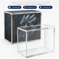 Étui de protection en acrylique renforcé haute transparence, étui de présentation sécurisé pour l'exposition de statues