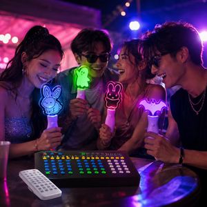 Barra Luminosa LED RGB de Plástico Acrílico, Forma Personalizada, Portátil, para Conciertos de Ídolos Kpop, Reuniones de Fans, Fiestas, Eventos, Regalo Promocional - Product Image 4