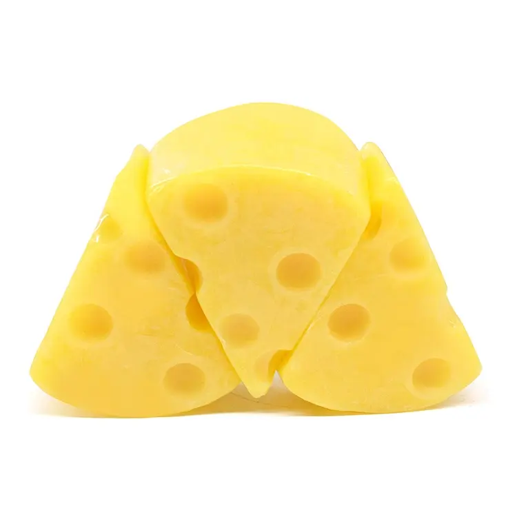 Savon à fromage biologique 20g, rond, fait à la main, en fil multi-mousse, fabrication artisanale