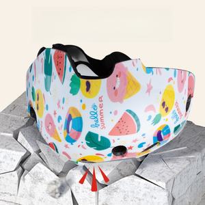 Casque pour enfants à motif floral pour le roller, le skateboard, la sécurité, casque de vélo d'équilibre simulé en une seule pièce - Product Image 5