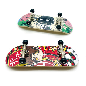 Nouveau design, vente en gros, <span class=keywords><strong>mini</strong></span> <span class=keywords><strong>skateboard</strong></span> à doigts AM/<span class=keywords><strong>PRO</strong></span>, 32 mm, 5 plis, en érable, double rocker, écologique, imperméable - Product Image 2