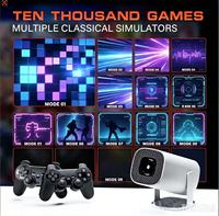 Proyector de Juegos P30 MAX con Soporte para 4K, Android 11, WIFI, Altavoces Estéreo HIFI Integrados de 2G, Portátil, de Bolsillo, Cine en Casa
