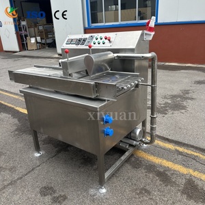 Nouvelle petite machine de revêtement professionnelle de <span class=keywords><strong>chocolat</strong></span> et de casse-croûte avec l'utilisation industrielle automatique de productivité élevée de tunnel de refroidissement - Product Image 3