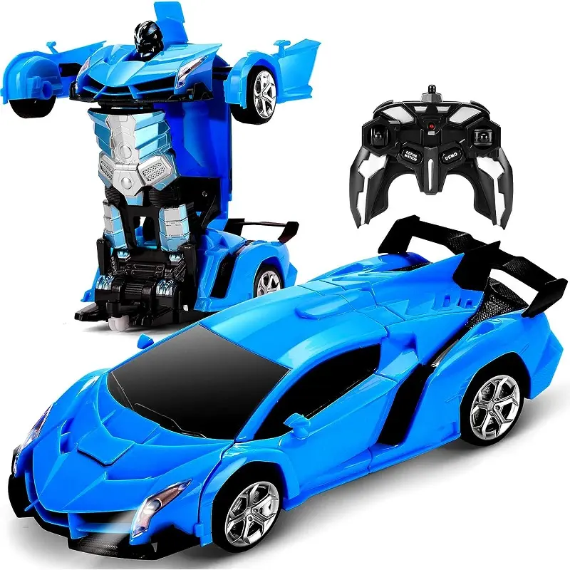 Afstandsbediening Auto Transformatie Robot Rc Auto 'S Vervorming En 360 Graden Roterend Drifting Cadeau Kerst Verjaardagscadeau Voor Jongens
