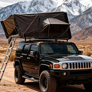 Carpa de techo rígida para coche, carpa de techo desplegable para viajes, instalación rápida, carpa de techo para 4 estaciones, gran espacio, Dachzelt para 2 personas - Product Image 3