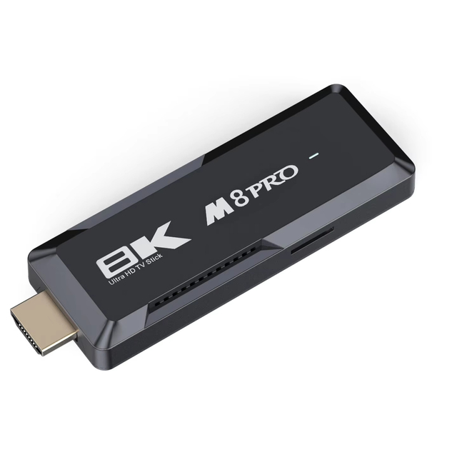 Global Version M8 Pro TV Stick Android 14.0 Portable Streaming Media Dongle Android Tv Stick 8K