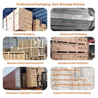 Payung Lipat Ganda Model Atap Jerami Hawaii dari Source Factory, Berbahan Aluminium, Cocok untuk Taman, Teras, Restoran, Paviliun, Hotel, dan Peneduh