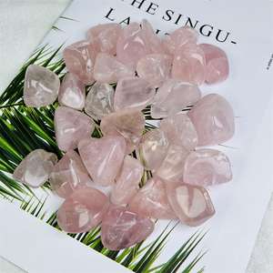 Pietre preziose naturali all'ingrosso espositore di pietre di caduta di cristallo di quarzo <span class=keywords><strong>rosa</strong></span> <span class=keywords><strong>rosa</strong></span> lucido per la decorazione - Product Image 3