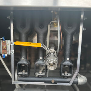 ماكينة قلي الرقائق التجارية بخزان يعمل بالغاز ، ماكينة قلي صناعة القلي العميق مع خزانة - Product Image 5