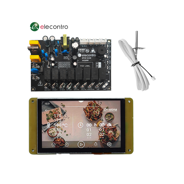 Built-in Oven Controller Board with 5.0 TFT LCD Display
