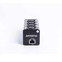 Contrôleur d'éclairage LED Ethernet ArtNet DMX512 RDM 2048 canaux 4 lignes RGB IP33 Haute fidélité des couleurs CRI 90 pour l'éclairage de discothèque