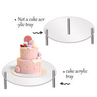 Support de Présentation en Acrylique pour Gâteau de Mariage, Desserts, Cupcakes, Pâtisseries – Idéal pour Événements de Mariage, Anniversaires, Présentoirs et Fournitures de Mariage