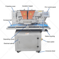 Machine à déposer le chocolat pour la production de barres chocolatées fourrées, de pralines et de bonbons