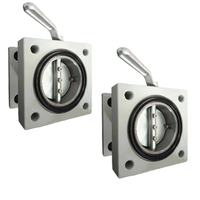 Vanne industrielle en aluminium AC DN80 DN100 DIN42560 C5 résistante à la corrosion pour l'automatisation et les radiateurs de transformateurs