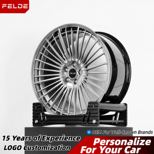 Jantes forgées personnalisées 6061-T6 monobloc multi-rayons de <span class=keywords><strong>19</strong></span> à 24 pouces 5x114.<span class=keywords><strong>3</strong></span> 5x120 5x112 noir brillant pour Tesla Model X Nissan GTR - Product Image 1