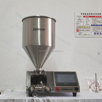 Machine automatique de dépôt de petits gâteaux, croissants, cupcake, petits gâteaux commerciaux à têtes multiples