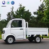 Tricycle électrique de fret, grande batterie, entièrement équipé, véhicule de livraison, camionnette pour usage domestique, camionnette à quatre roues