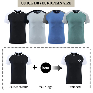 Camisetas Deportivas para Gimnasio, 85% Nailon, 15% Elastano, Transpirables, para Entrenamiento de Tenis, para Hombre - Product Image 3