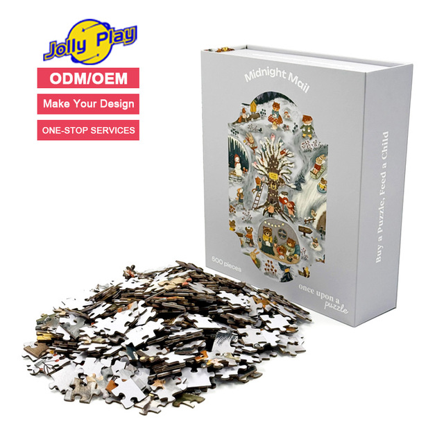 Puzzle Factory Wholesale Customized Popular Irregular Jigsaw Puzzle 500 Art Painting Universe For12+ Years Educational