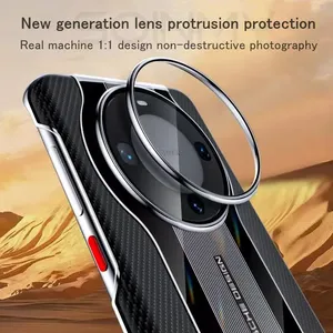 Fundas de armadura con textura de fibra de carbono a la moda para <span class=keywords><strong>Huawei</strong></span> Mate 60 50 40 30 Pro 50RS 40RS P60 50 40 Pro Honor Magic 5 90 Pro, funda dura - Product Image 6