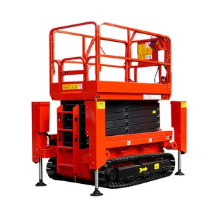 Factory price 6M-16M scissor lift electric trailer lift 10 metre work platform for sale