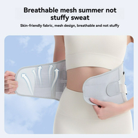 Ceinture de soutien lombaire et pelvien en néoprène noir réglable et confortable pour la articulation SI, avec fonction de protection