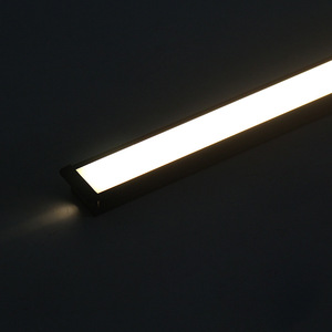 Siêu mỏng <span class=keywords><strong>LED</strong></span> Nhôm hồ sơ lõm Tủ ánh sáng Bar Silicone Bìa kệ tủ đèn - Product Image 3