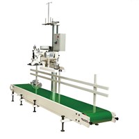 Machine à coudre de sac tissé pp automatique LFS avec machine à plier et convoyeur