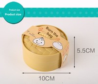Jouet Squishy TPR en forme de boulette de pain vapeur arc-en-ciel colorée, à rebond lent, anti-stress, décompression sensorielle, boîte surprise, cadeau unisexe 14+