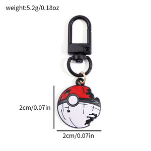 Mini Llavero de Esmalte con Dije de Anime, Figura Clásica de Pokémon con Gancho de Clip Colorido para Accesorio de Moda y Uso Diario - Product Image 5