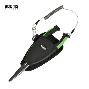 8.9in Fishing Tool Long Nose Mono Flurocarbon Line <b>Cutters</b> PTFE Coated Carbon Steel F03 Fishing Split <b>Ring</b> Pliers With Sheath - Product Image 1