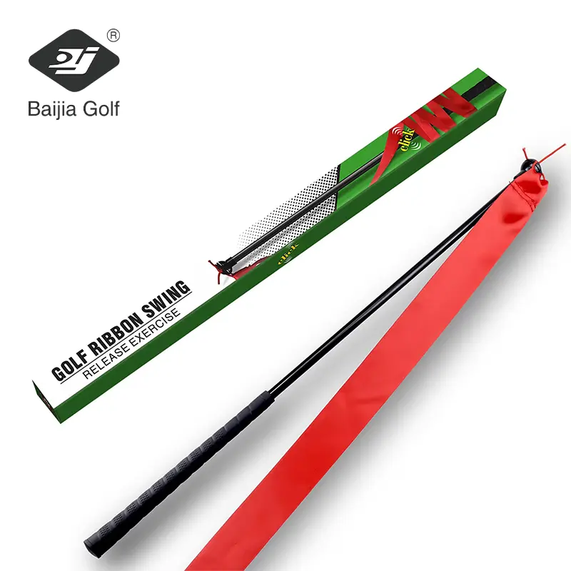 Hot Bán Golf Màu Ribbon Đu Huấn Luyện Viên Xách Tay Đầy Đủ Đu Thực Hành Golf Đu Tốc Độ Stick Golf Aid
