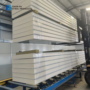 Pannello Sandwich Isolante da 40mm in PU/<span class=keywords><strong>PUR</strong></span>/Poliuretano, Insonorizzante, Facile da Installare, Resistente per Costruzioni e Pareti di Appartamenti - Product Image 4