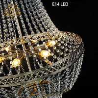 Nouveau Lustre Rideau de Perles en Cristal Plaqué Métal Robuste pour Décoration de Mariage, Éclairage de Plafond pour Scène d'Événement, Hôtel et Banquet