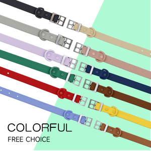 Anpassbares verstellbares Hunde halsband, weiches <span class=keywords><strong>PVC</strong></span>-Material, wasserdichte und bequeme Passform, 17 Farben 5 Größen für alle Rassen - Product Image 6