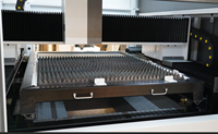 Machine de découpe laser à fibre de type portique RUIJIE 1m*1m, puissance 3000W/1500W, refroidissement automatique par eau, commande CNC, découpe 1-20mm
